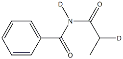 벤즈아미드-Nd,N-(1-옥소프로필-2-d)-(9CI) 구조식 이미지