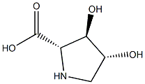 프롤린,3,4-디하이드록시-,(3R,4R)-(9CI) 구조식 이미지