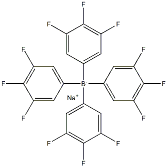 Borate(1-), tetrakis(3,4,5-trifluorophenyl)-,sodiuM (9CI) Structure