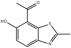 Кетон, 6-гидрокси-2-метил-7-бензотиазолилметил (8Cl) структурированное изображение