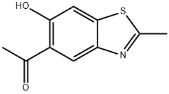 Ketone, 6-hydroxy-2-methyl-5-benzothiazolyl methyl (8CI) Structure