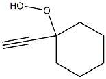 Hydroperoxide, 1-ethynylcyclohexyl (9CI) Structure