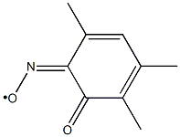 Nitroxide,  2,4,5-trimethyl-6-oxo-2,4-cyclohexadien-1-ylidene  (9CI) Structure