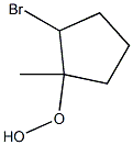 Hydroperoxide, 2-bromo-1-methylcyclopentyl (9CI) 구조식 이미지