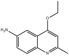 Quinaldine, 6-amino-4-ethoxy- (5CI) Structure