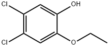 Phenol, 4,5-dichloro-2-ethoxy- (5CI) 구조식 이미지