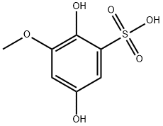 Benzenesulfonic acid, 2,5-dihydroxy-3-methoxy- (4CI) Structure