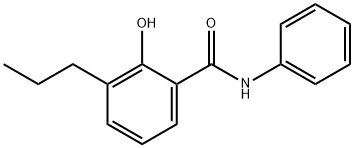 Salicylanilide, 3-propyl- (6CI) Structure