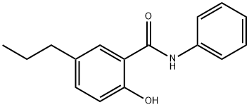 Salicylanilide, 5-propyl- (6CI) Structure