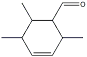 3-Cyclohexene-1-carboxaldehyde, 2,5,6-trimethyl- (4CI) 구조식 이미지