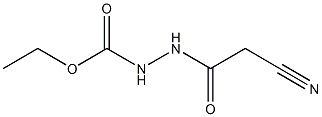 Carbazic  acid,  3-cyanoacetyl-,  ethyl  ester  (5CI) Structure