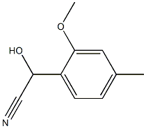 만델로니트릴,2-메톡시-4-메틸-(5CI) 구조식 이미지