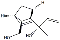 Bicyclo[2.2.1]hept-5-ene-2,3-dimethanol, -alpha--ethenyl--alpha--methyl-, (-alpha-S,1S,2R,3S,4R)- (9CI) Structure