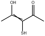 3-Penten-2-one, 4-hydroxy-3-mercapto- (5CI) 구조식 이미지