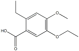 p-Anisic acid, 5-ethoxy-2-ethyl- (5CI) Structure