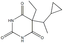 바르비투르산,5-(1-사이클로프로필에틸)-5-에틸-(5CI) 구조식 이미지