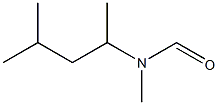 Formamide, N-1,3-dimethylbutyl-N-methyl- (5CI) Structure