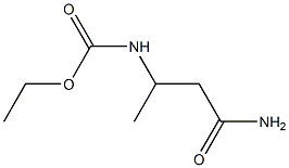 카르밤산,(2-카르바모일-1-메틸에틸)-,에틸에스테르(5CI) 구조식 이미지