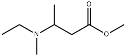 부티르산,3-(에틸메틸아미노)-,메틸에스테르(5CI) 구조식 이미지