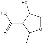 3-Furoic acid, tetrahydro-4-hydroxy-2-methyl- (5CI) Structure