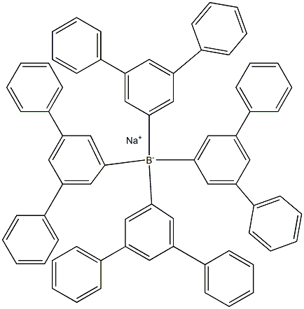 Borate(1-), tetrakis([1,1':3',1''-terphenyl]-5'-yl)-,sodiuM (9CI) 구조식 이미지