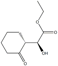 Cyclohexaneacetic acid, -alpha--hydroxy-2-oxo-, ethyl ester, (-alpha-S,1R)- (9CI) Structure