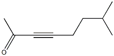 3-Octyn-2-one, 7-methyl- (5CI) Structure