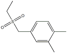 Sulfone, 3,4-dimethylbenzyl ethyl (5CI) Structure