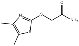 Acetamide, 2-(4,5-dimethyl-2-thiazolylthio)- (5CI) Structure