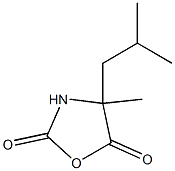 2,5-Oxazolidinedione,  4-isobutyl-4-methyl-  (5CI) Structure