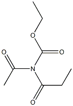 카르밤산,아세틸프로피오닐-,에틸에스테르(5CI) 구조식 이미지