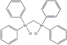 Stannane,methylenebis[chlorodiphenyl- (9CI) Structure