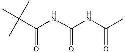 요소,1-아세틸-3-피발릴-(4CI) 구조식 이미지