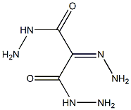 Mesoxalic  acid,  dihydrazide,  hydrazone  (4CI) Structure
