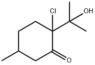 Menthone,  4-chloro-8-hydroxy-  (4CI) Structure