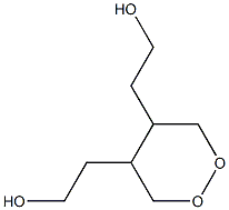 2,5-p-디옥산디에탄올(5CI) 구조식 이미지