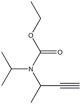 카르밤산,이소프로필(1-메틸-2-프로피닐)-,에틸에스테르(5CI) 구조식 이미지