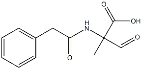 Phenaceturic  acid,  -alpha--formyl--alpha--methyl-  (5CI) Structure