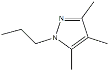 Pyrazole,  3,4,5-trimethyl-1-propyl-  (3CI) Structure
