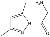 피라졸,1-글리실-3,5-디메틸-(3CI) 구조식 이미지