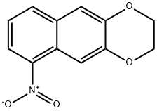 나프토[2,3-b]-p-디옥신,2,3-디하이드로-6-니트로-(5Cl) 구조식 이미지