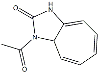 2-사이클로헵티미다졸리논,1-아세틸-(5CI) 구조식 이미지