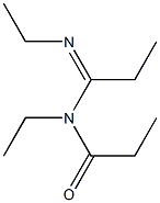 Propionamidine,  N,N-diethyl-N-propionyl-  (3CI) Structure