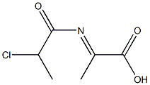 Propionic  acid,  2-(2-chloropropionylimino)-  (5CI) Structure