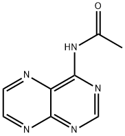 프테리딘,4-아세트아미도-(5CI) 구조식 이미지