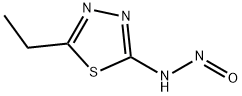 1,3,4-Thiadiazole,  2-ethyl-5-nitrosamino-  (5CI) Structure