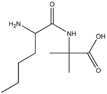 이소부티르산,-alpha–(-alpha–aminocaproylamino)-(3CI) 구조식 이미지
