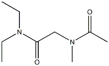 Acetamide,  N,N-diethyl-2-N-methylacetamido-  (5CI) Structure