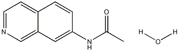 이소퀴놀린,7-아세트아미도-,수화물(5CI) 구조식 이미지