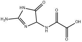 옥삼산,(테트라히드로-2-이미노-5-옥소-4-이미다졸릴)-(4CI) 구조식 이미지